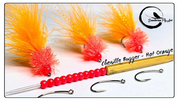 Chenille Bugger - Hot Orange