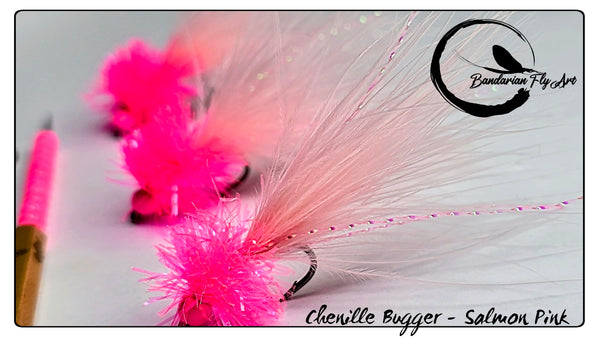 Chenille Bugger - Salmon Pink