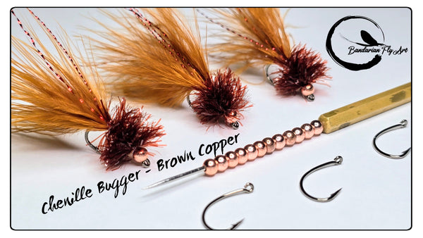 Chenille Bugger - Brown Copper