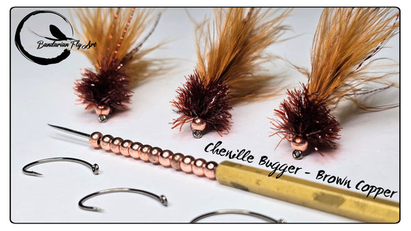 Chenille Bugger - Brown Copper