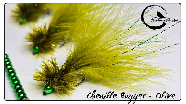 Chenille Bugger - Olive