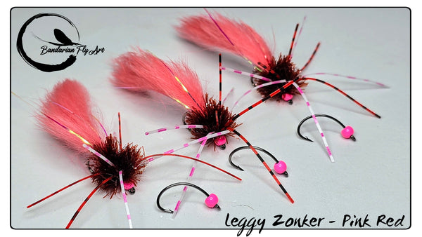 Leggy Zonker - Pink Red