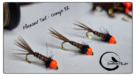 Pheasant Tail nymf - Orange